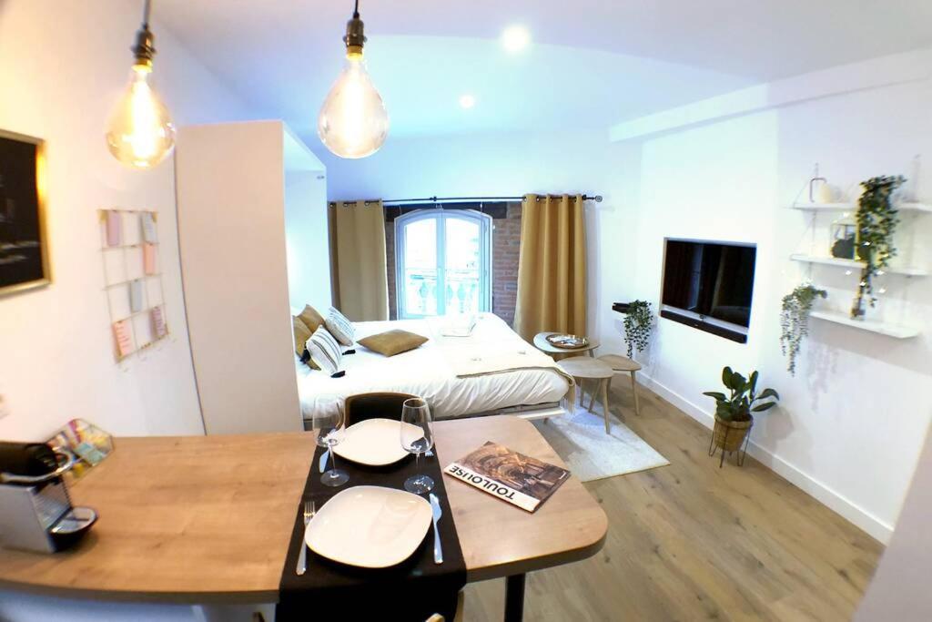 Le Floral - Hypercentre Capitole # Parking Prive # Queen Size Toulouse Exteriör bild